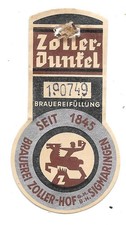 Bieretikett Brauerei