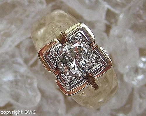 Ring aus 585 er - in,