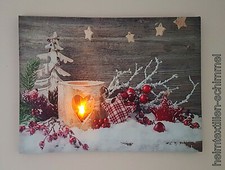 LED Bild Wandbild Wandekoration Leuchtbild Leinwandbild Beleuchtung Deko 40x30cm