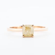 Ring mit 1,01 ct. Diamant Fancy Yellow - 18K Roségold mit Zertifikat