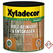 Xyladecor Holzreiniger & Entgrauer 2,5 l Außen Garten Parkett Hartholz Oxalsäure