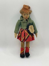 Antike LENCI Filz-Puppe