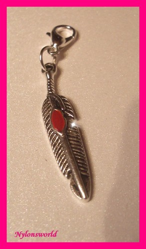 Feder charms armband anhänger - charms,
