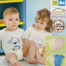 9er Packung Baby Body Bodys