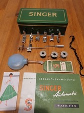 Original Singer 316 Nähfüße Zubehör Box  Nähmaschine Bedienungsanleitung 