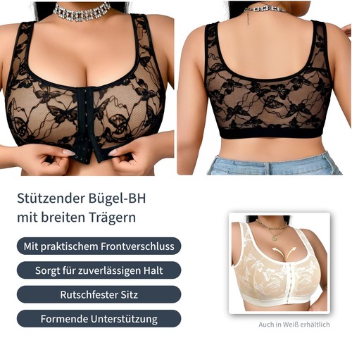 Damen übergröße spitze - bh,