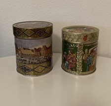 2x Lebkuchendosen Blechdose Dose rund Lebkuchen Nürnberg Sammler Liebhaber
