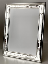 13x18 Foto-/Bilderrahmen massive Auflage 999er Sterling Silber Art. 2/925/213