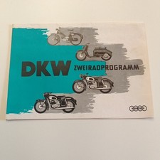 Original Prospekt DKW Auto Union Motorrad Programm N29