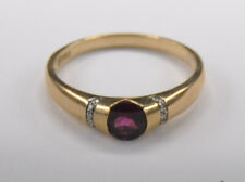 Herren  Saphir Spinell Solitär Diamant Ring groß 585 gold Neu wertig modern