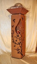 XL Rost Säule+Schale