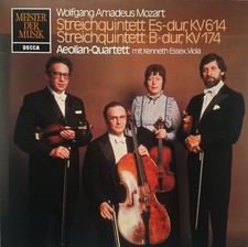 Wolfgang Amadeus Mozart, Aeolian-Quartett* mit Kenneth Es LP Schallplatte 221280