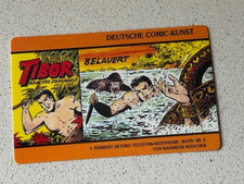 Tibor Belauert Deutsche Comic Kunst Muster Telefonkarte 6 DM