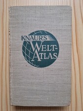 Knaurs Weltatlas 1939, 130 farbige und schwarze Haupt- und Nebenkarten