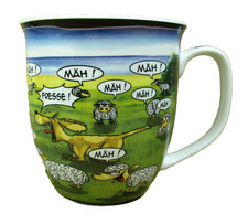Kaffeebecher Hund & Schafe