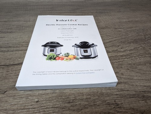 Original instant pot - pot, cookbook