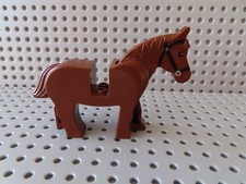 Lego Horse Pferd rotbraun Zaumzeug schwarz 4493c01pb05 7092 4193 10216