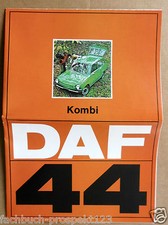 DAF DAFFODIL 44 KOMBI 1973 PROSPEKT NIEDERLANDE OLDTIMER HOLLAND SAMMLER