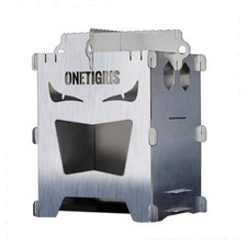 Camping Holzofen Edelstahl tragbar klein outdoor Kochgerät für Wandern Trekking