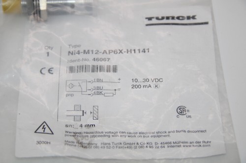 Turck ni4 m12 ap6x - turck, ni4-m12-ap6x-h1141