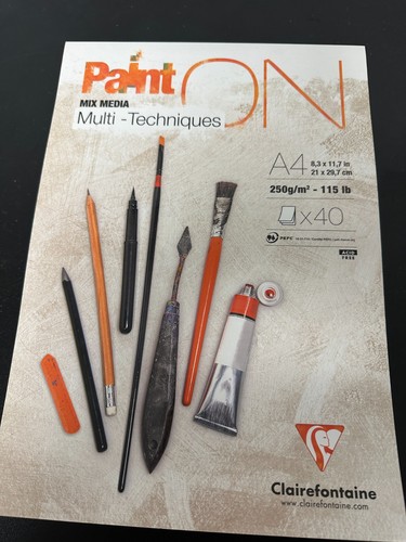 Clairefontaine paint a4 - paint, on