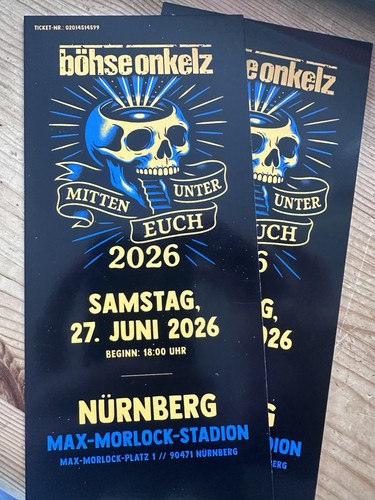 Böhse onkelz tour - tour, 2026