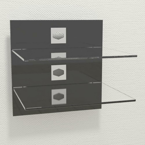Hifi regal 450 285 schwarz - -regal, wp-450/285