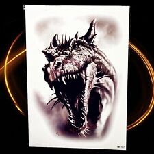Temporäres Tattoo Drache Dragon Einmal-Tattoo Wasserfest Körperkunst