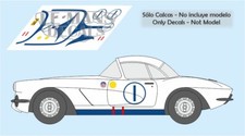 Decals Corvette C1 Le Mans 1962 1:32 1:43 1:24 1:18 64 87 Chevrolet Slot Abzi...