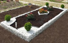  200 x 100 x10 cm GRABUMRANDUNG GRABSCHALE GRABEINFASSUNG URNENGRAB EINFASSUNG