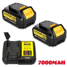 Für DeWalt DCB200 Akku 18V XR Li-Ion Ersatz DCB182 DCB205-2 DCB184 7Ah/Ladegerät