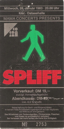 Spliff concert 1983 kiel - spliff, in