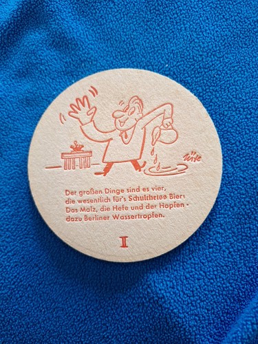 Bierdeckel berliner - bierdeckel,