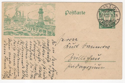 Ganzsache danzig - ganzsache,