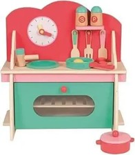 Spielzeugherd SMALL COOKER 10-teilig aus Holz | Deutsch | Egmont Toys