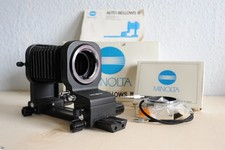 Minolta Balgengerät, Einstellschlitten und Dia-Kopiergerät