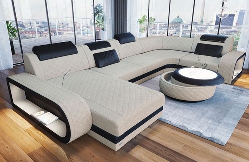 Polstersofa stoff couch - polstersofa,