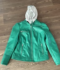 CECIL Kunstleder Jacke Grün -