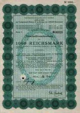 Riesa Stadt 1926 Feingold