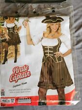 Karnevalskostüm Kleid Piraten Kapitän Piratenbraut Fasching
