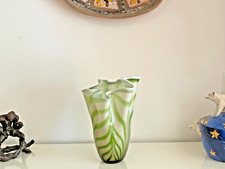 Cartoccio Vase , Pietro Chiesa (?) , Fontana Arte, Murano, ca. 1960 ähnl. Venini