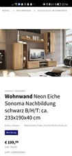 Wohnwand, Fernsehertisch, Schrank