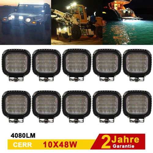 10x 48w led - 10x,