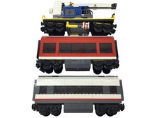 Lego City Zug Abteil /Waggon / Personenwagen / Güterwagen Weihnachtsgeschenk MOC
