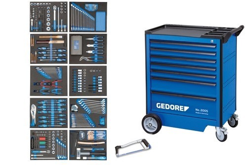 Gedore werkzeugwagen mit - gedore,