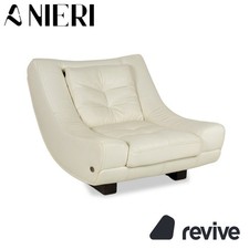 Nieri Leder Sessel Creme