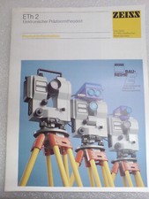 Carl Zeiss Werbedruckschrift für Elektron. Theodolit ETh2 