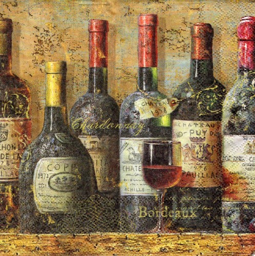 Servietten alter wein - 3,