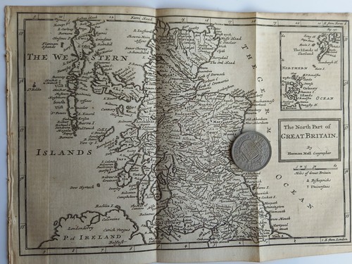 1714 herman moll - moll, karte