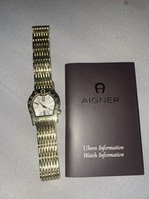AIGNER Damenuhr vergoldet